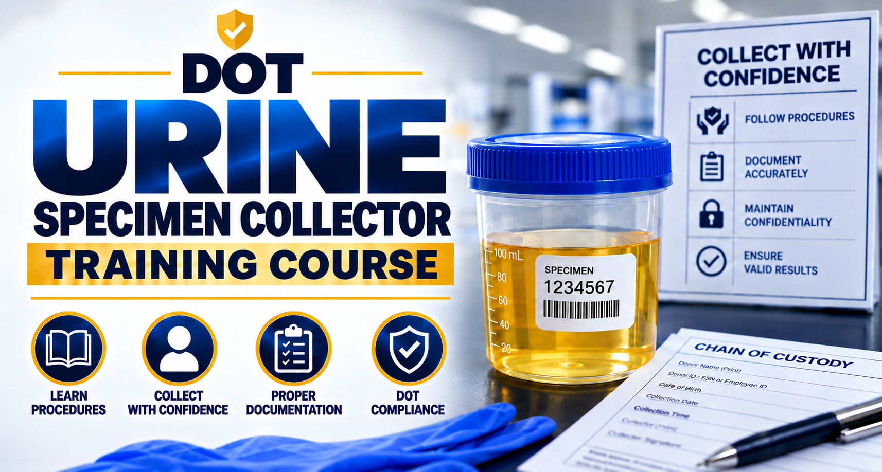 DOT Urine Specimen Collector Training: Online Course Only