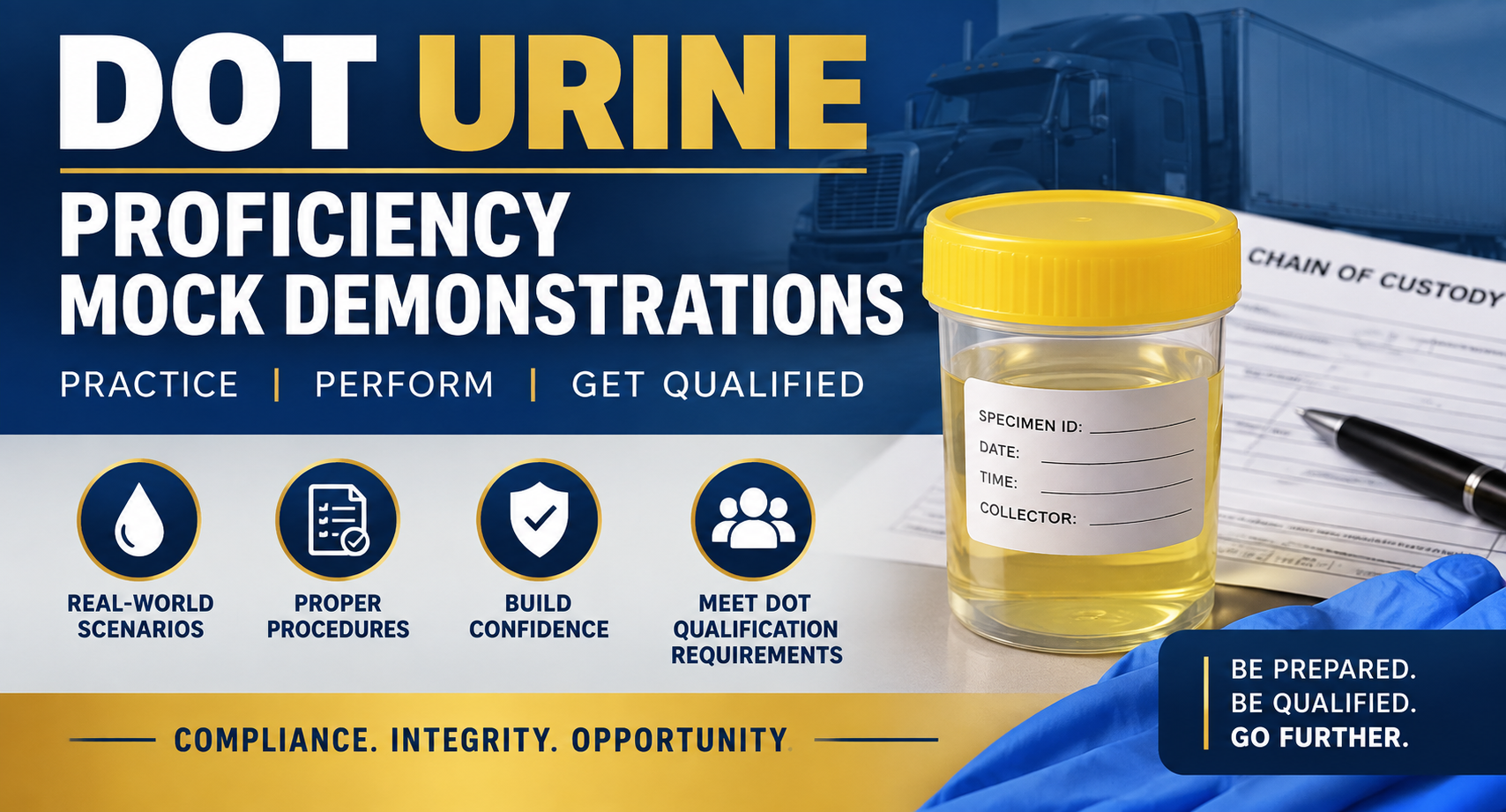 DOT Urine Specimen Collection Proficiency Mocks